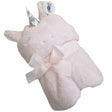 Unicorn Pink Hooded Blanket