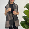 Beige And Black Scarf For Women