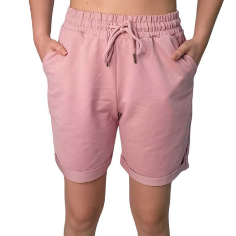 Light Pink Cotton Shorts