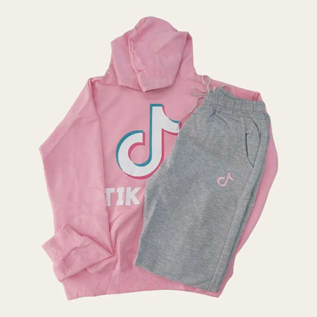 Light Pink Tik Tok Jogging Set