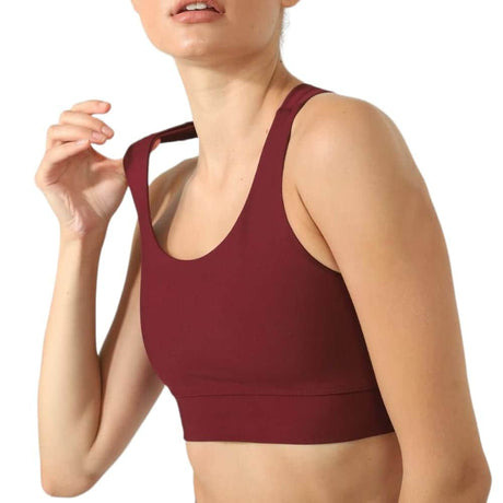 Maroon SP Sports Tank top for women