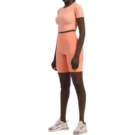Peach Biker Short