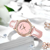 Pink Leather Crrju Watches