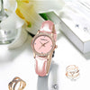 Pink Leather Crrju Watches