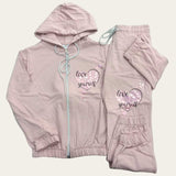 Pink Love Yourself Jogging Set