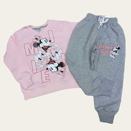 Pink Minnie-Mouse 1 Jogging Set