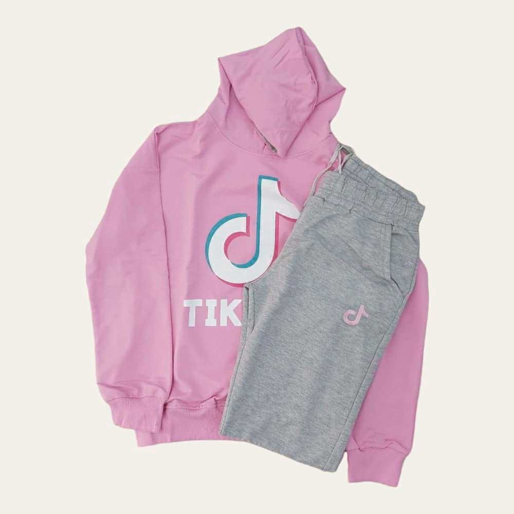 Pink Tik Tok Jogging Set