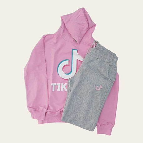 Pink Tik Tok Jogging Set