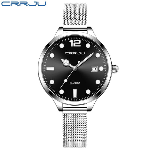 Silver Black Crrju 3 Watches