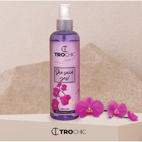 Tro-chic fragrance mist in the scent of  Orchid