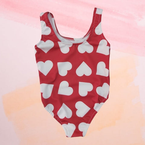 Red Heart Swimsuit