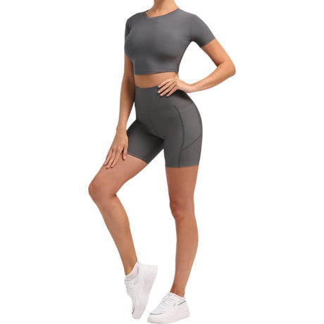 Dark Grey Biker Short
