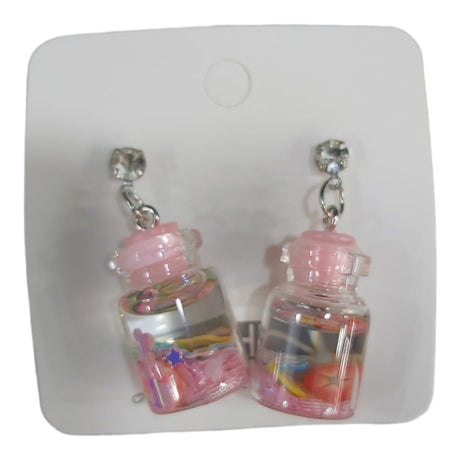 Flower Jar Stud Earrings