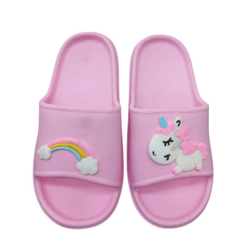 PINK Rainbow Slippers for girls