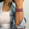 Purple Rhinestone Bracelet