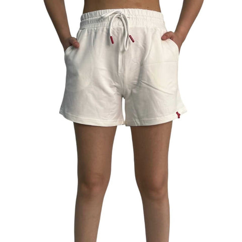 White SP Cotton Shorts