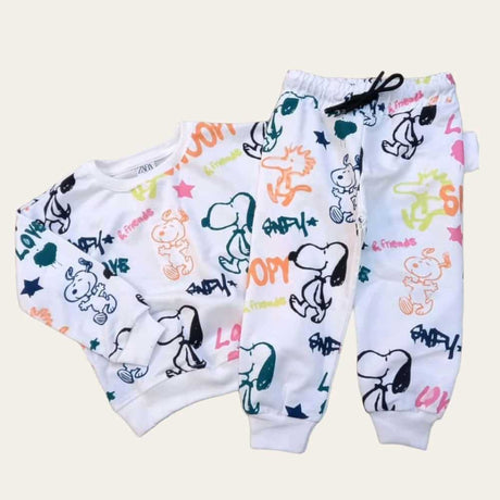  White Snoopy Jogging Set 2