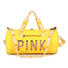 Yellow Pink Gym Bag 2