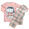 pink 'long sleeved' pajama for girls
